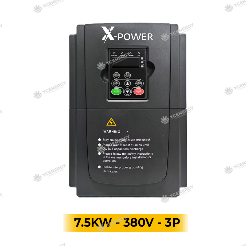 Biến Tần Bơm Năng Lượng Mặt Trời 7.5kW 380V 3 Pha XPOWER